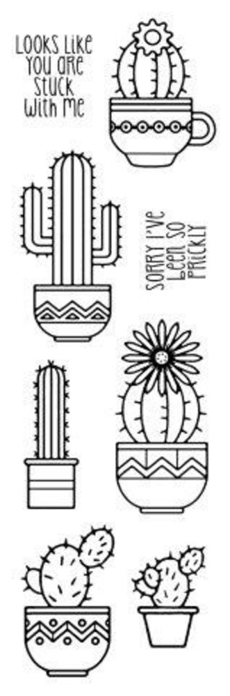 Woodware Succulents Clear Stamp (FRS041) (OUTLET) Woodware Succulents Clear Stamp (FRS041) (OUTLET)