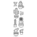 Woodware Succulents Clear Stamp (FRS041) (OUTLET)
