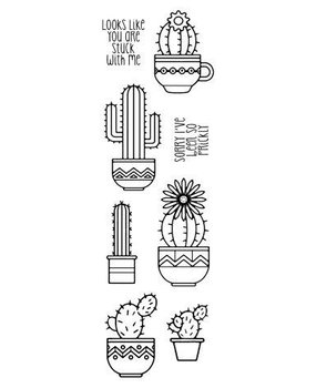 Woodware Succulents Clear Stamp (FRS041) (OUTLET) Woodware Succulents Clear Stamp (FRS041) (OUTLET)