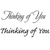 Woodware Thinking Of You Clear Stamp (JWS002) (OUTLET) Woodware Thinking Of You Clear Stamp (JWS002) (OUTLET)