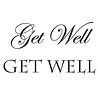 Woodware Get Well Clear Stamp (JWS006) (OUTLET) Woodware Get Well Clear Stamp (JWS006) (OUTLET)