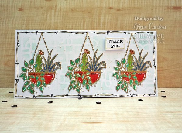 Woodware Hanging Basket Clear Stamp (FRM032) (OUTLET) Woodware Hanging Basket Clear Stamp (FRM032) (OUTLET)