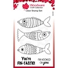 Woodware Swimming Fish Clear Stamp (JGS709) (OUTLET) Woodware Swimming Fish Clear Stamp (JGS709) (OUTLET)