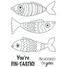 Woodware Swimming Fish Clear Stamp (JGS709) (OUTLET) Woodware Swimming Fish Clear Stamp (JGS709) (OUTLET)