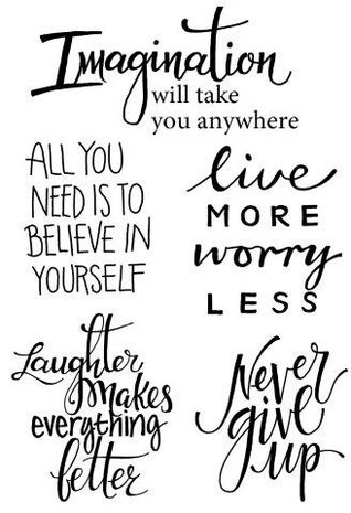 Woodware Imagine Verse Clear Stamp (JGS521) (OUTLET) Woodware Imagine Verse Clear Stamp (JGS521) (OUTLET)