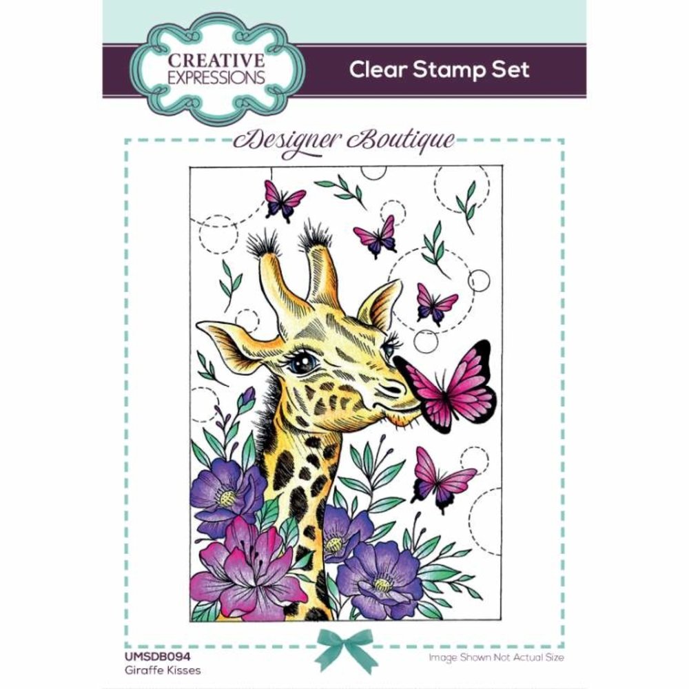 Creative Expressions Designer Boutique Clear Stamp A6 Giraffe Kisses (UMSDB094) (OUTLET) Creative Expressions Designer Boutique Clear Stamp A6 Giraffe Kisses (UMSDB094) (OUTLET)