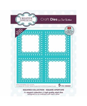 Creative Expressions Sue Wilson Craft Die Squares Collection Square Aperture (CED2501) (OUTLET)