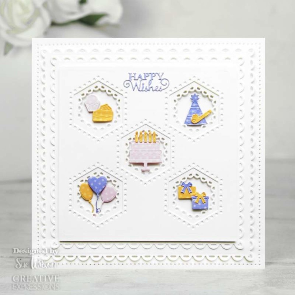 Creative Expressions Sue Wilson Craft Die Squares Collection Hexagon Aperture (CED2503) (OUTLET) Creative Expressions Sue Wilson Craft Die Squares Collection Hexagon Aperture (CED2503) (OUTLET)