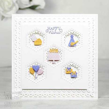 Creative Expressions Sue Wilson Craft Die Squares Collection Hexagon Aperture (CED2503) (OUTLET) Creative Expressions Sue Wilson Craft Die Squares Collection Hexagon Aperture (CED2503) (OUTLET)