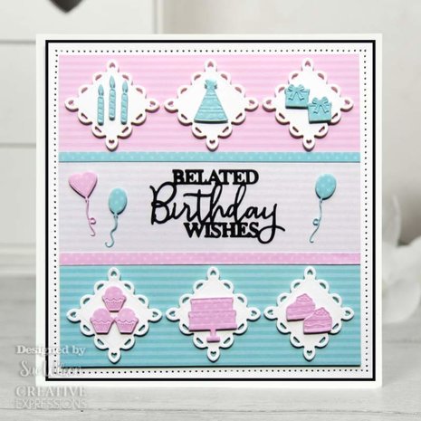 Creative Expressions Sue Wilson Craft Die Finishing Touches Birthday Accessories (CED1542) (OUTLET) Creative Expressions Sue Wilson Craft Die Finishing Touches Birthday Accessories (CED1542) (OUTLET)