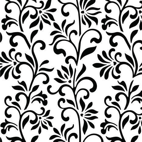 Creative Expressions Sam Poole Stencil 6x6 Inch Trellis Vines (CEST062) (OUTLET)