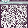 Creative Expressions Sam Poole Stencil 6x6 Inch Forget Me Not Vines (CEST062) (DISCONTINUED) Creative Expressions Sam Poole Stencil 6x6 Inch Forget Me Not Vines (CEST062) (DISCONTINUED)