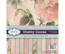 Creative Expressions Sam Poole Shabby Blooms 8x8 Inch Paper Pad (CEPP0007)