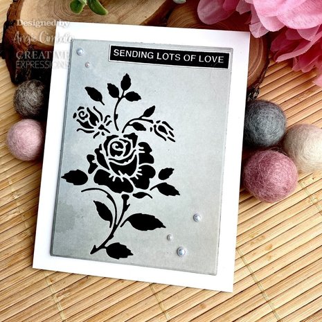 Creative Expressions Sam Poole Craft Die Shabby Basics Vintage Rose (CEDSP008) (OUTLET)