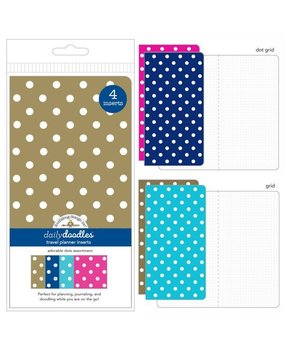 Doodlebug Design Daily Doodles Travel Planner Inserts Adorable Dots Assortment (4pcs) (6018) (DISCONTINUED) Doodlebug Design Daily Doodles Travel Planner Inserts Adorable Dots Assortment (4pcs) (6018) (DISCONTINUED)