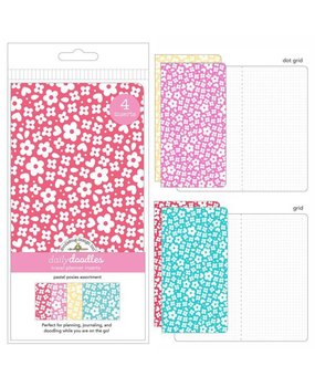Doodlebug Design Daily Doodles Travel Planner Inserts Pastel Posies Assortment (4pcs) (6015) (DISCONTINUED) Doodlebug Design Daily Doodles Travel Planner Inserts Pastel Posies Assortment (4pcs) (6015) (DISCONTINUED)