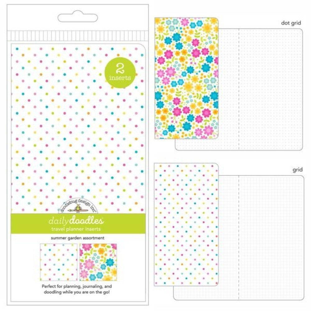 Doodlebug Design Daily Doodles Travel Planner Inserts Summer Garden Assortment (2pcs) (6011) (DISCONTINUED) Doodlebug Design Daily Doodles Travel Planner Inserts Summer Garden Assortment (2pcs) (6011) (DISCONTINUED)