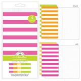 Doodlebug Design Daily Doodles Travel Planner Inserts Summertime Stripes Assortment (4pcs) (6017) (DISCONTINUED)