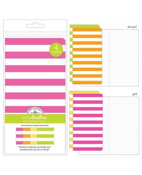 Doodlebug Design Daily Doodles Travel Planner Inserts Summertime Stripes Assortment (4pcs) (6017) (DISCONTINUED) Doodlebug Design Daily Doodles Travel Planner Inserts Summertime Stripes Assortment (4pcs) (6017) (DISCONTINUED)