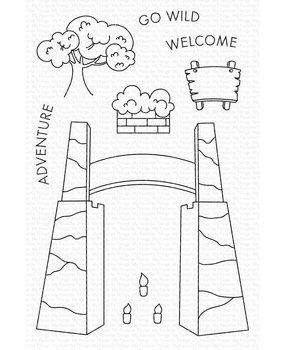 My Favorite Things Welcome to Adventure Clear Stamps (YUZU-002) (OUTLET)