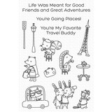 My Favorite Things Travel Buddies Clear Stamps (CS-658) (OUTLET)