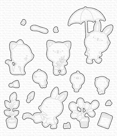 My Favorite Things Blooming Friendship Die-namics (MFT-2209) (OUTLET)