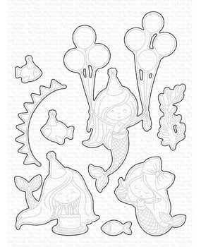 My Favorite Things Bubbly Birthday Die-namics (MFT-2189) (OUTLET)