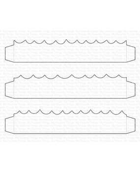 My Favorite Things Mini Slimline Outside the Box Waves Die-namics (MFT-2228) (OUTLET)