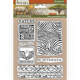Stamperia Natural Rubber Stamp Savana Zebra Texture (WTKCC211) (DISCONTINUED)