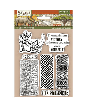 Stamperia Natural Rubber Stamp Savana Grafiti (WTKCC210) (DISCONTINUED)