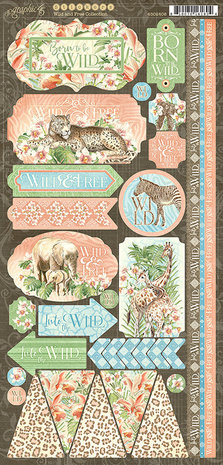 Graphic 45 Wild & Free Stickers (4502408) (OUTLET) Graphic 45 Wild & Free Stickers (4502408) (OUTLET)