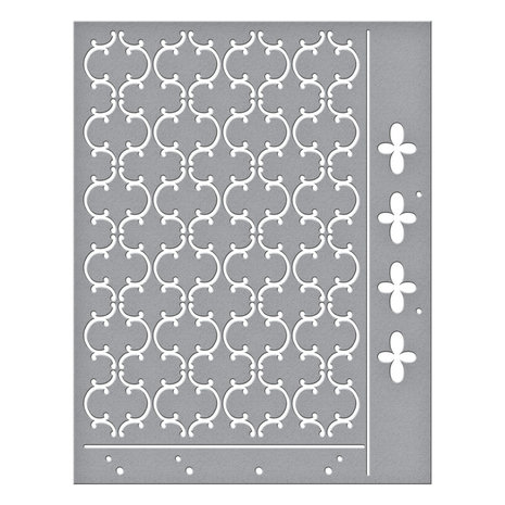 Spellbinders Venetian Wallpaper Stencil (STN-010) (OUTLET)