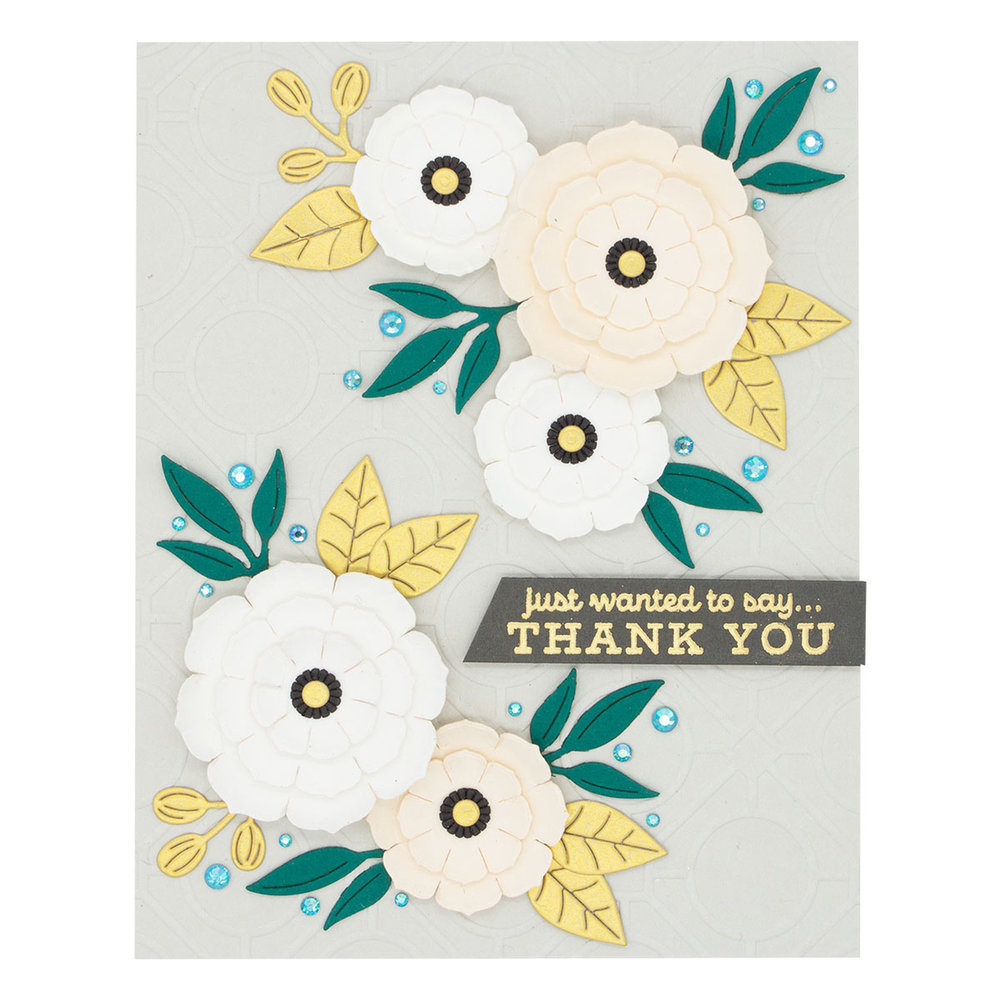 Spellbinders Sentiments for You Clear Stamp (STP-079) (OUTLET) Spellbinders Sentiments for You Clear Stamp (STP-079) (OUTLET)