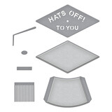 Spellbinders Hats Off to You Etched Dies (S3-434) (OUTLET)