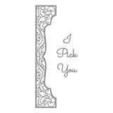 Spellbinders Half Slimline Bracket Etched Dies (S4-1199) (OUTLET)