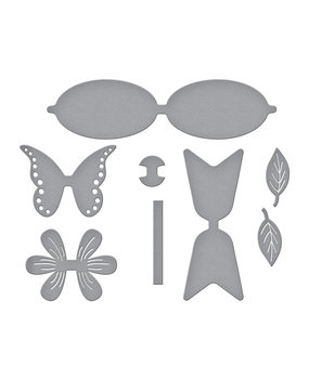 Spellbinders Create a Flutter & Flower Bow Etched Dies (S5-501) (OUTLET)