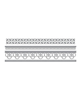 Spellbinders Create a Slimline Border Etched Dies (S4-1182) (OUTLET)