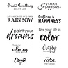 Spellbinders Paint Your World Sentiments Clear Stamp (STP-104) (DISCONTINUED) Spellbinders Paint Your World Sentiments Clear Stamp (STP-104) (DISCONTINUED)