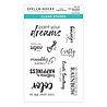Spellbinders Paint Your World Sentiments Clear Stamp (STP-104) (DISCONTINUED) Spellbinders Paint Your World Sentiments Clear Stamp (STP-104) (DISCONTINUED)