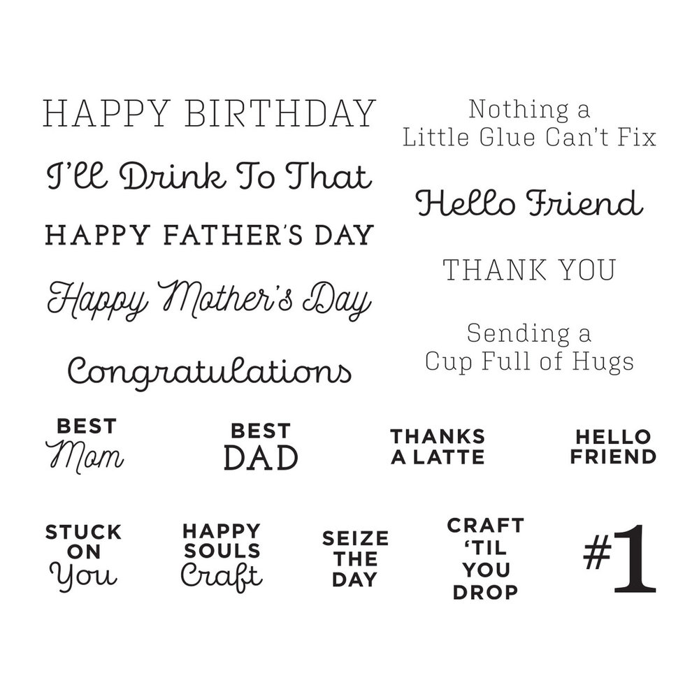 Spellbinders We All Dance Sentiments Clear Stamp (STP-082) (OUTLET) Spellbinders We All Dance Sentiments Clear Stamp (STP-082) (OUTLET)