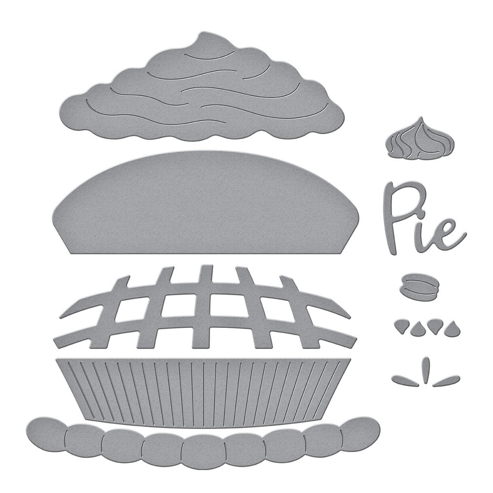 Spellbinders Perfect Pies Etched Dies (S4-1183) (OUTLET)