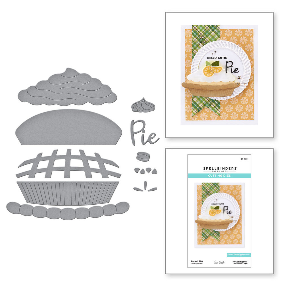 Spellbinders Perfect Pies Etched Dies (S4-1183) (OUTLET)