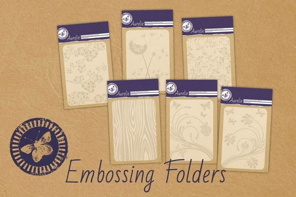 Aurelie Dandelion Whisper Background Embossing Folder (AUEF1008) (OUTLET)