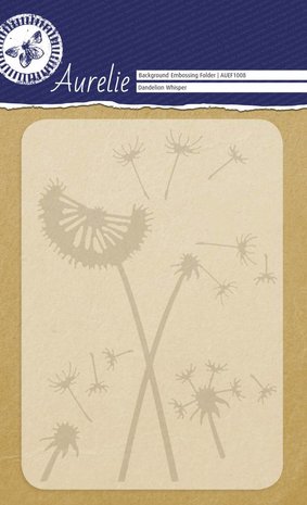 Aurelie Dandelion Whisper Background Embossing Folder (AUEF1008) (OUTLET)
