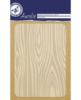 Aurelie Textured Wood Background Embossing Folder (AUEF1010) (OUTLET)