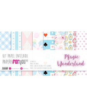 Papers For You Magic Wonderland Canvas Scrap Pack (8pcs) (PFY-4616) (DISCONTINUED)
