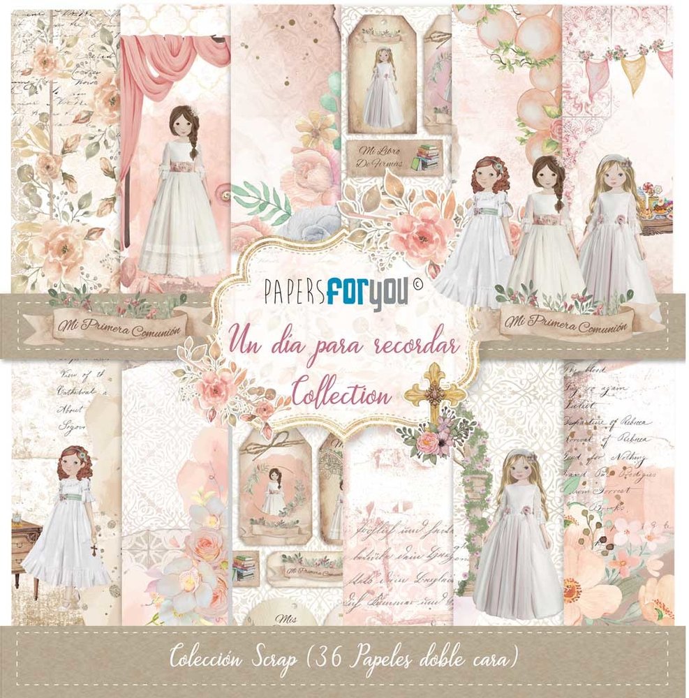 Papers For You Un Día Para Recordar Niña Mini Scrap Paper Pack (36pcs) (PFY-10094) (DISCONTINUED) Papers For You Un Día Para Recordar Niña Mini Scrap Paper Pack (36pcs) (PFY-10094) (DISCONTINUED)