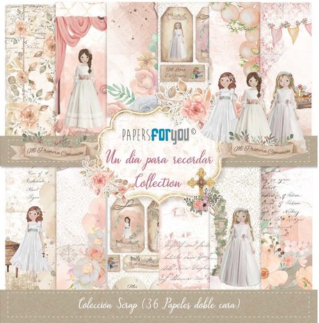 Papers For You Un Día Para Recordar Niña Mini Scrap Paper Pack (36pcs) (PFY-10094) (DISCONTINUED) Papers For You Un Día Para Recordar Niña Mini Scrap Paper Pack (36pcs) (PFY-10094) (DISCONTINUED)