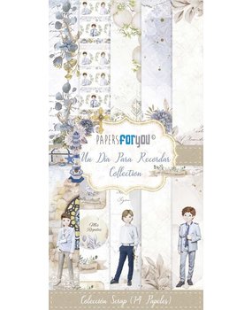 Papers For You Un Día Para Recordar Niño Slim Scrap Paper Pack (14pcs) (PFY-10095) (DISCONTINUED)