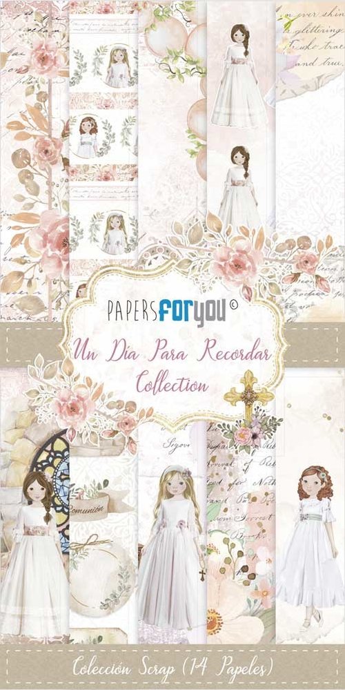 Papers For You Un Día Para Recordar Niña Slim Scrap Paper Pack (14pcs) (PFY-10093) (DISCONTINUED) Papers For You Un Día Para Recordar Niña Slim Scrap Paper Pack (14pcs) (PFY-10093) (DISCONTINUED)